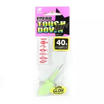 Xesta Jig Head Hyper Head Touch Down Dart 40 грамм Glow (8455)