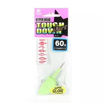 Xesta Jig Head Hyper Head Touch Down Dart 60 грамм Glow (8462)