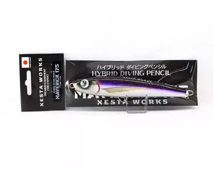 Xesta Maverick 175 Hybrid Diving Pencil 60+ grams Floating Lure 010 (5230)