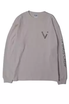 Xesta Venus Crew Botanical Long Sleeve M Frost Gray x Gray T-shirt