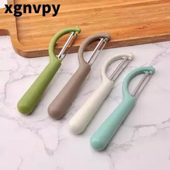 xgnvpy 1 pc Fruit Vegetable Peeler Stainless Steel Potatoes Peelers Fruit Scraper Carrot Peeling Tool Kitchen Gadget Accessories