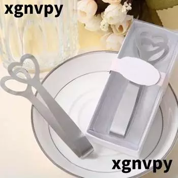 xgnvpy 1Pc Heart-shaped Sugar Tongs Ice Cube Clips Tableware Party Supplies Stainless Steel Sugar Clip Wedding Party Favor