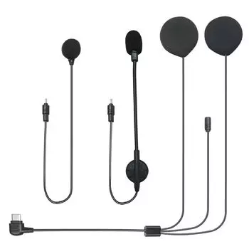 XGPMOTO X10 Bike Intercam Динамик Интерком Запчасти Наушники Микрофон Hi-Fi Запасные части… чёрный