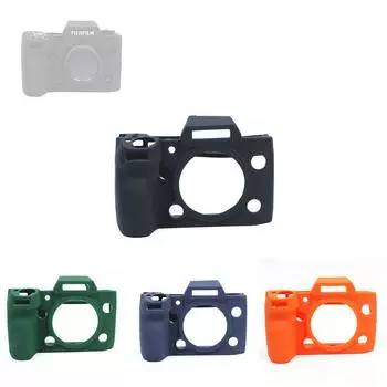 XH2 XH2s Резиновый силиконовый чехол для Fujifilm X-H2 X-H2s чёрный