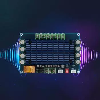XH-M180 TDA7850 Плата автомобильного аудиоусилителя - 12 В, 2/4 канала стерео высокой мощности