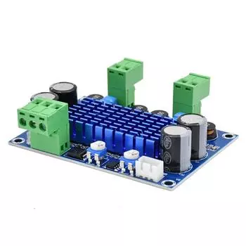 XH-M572 120 Вт + 120 Вт мощный цифровой усилитель мощности, плата постоянного тока 5-28 В, TPA3116D2, модуль аудиоусилителя