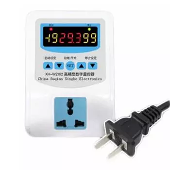 XH-W2102 Высокоточный цифровой термостат Микрокомпьютер Интеллектуальный контроллер температуры Розетка-переключатель 2200W