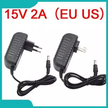 XHF13JM 15 В 2 А 2000 мА переменного тока 100-240 В в постоянный ток 15 В 2 А адаптер питания преобразователь зарядное устройство импульсные источники питания 15V 2A US Plug чёрный