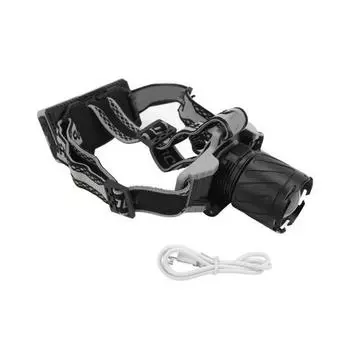 XHP99 USB перезаряжаемый налобный фонарь с 9-ядерным телескопическим зумом супер яркий светодиодный налобный фонарь