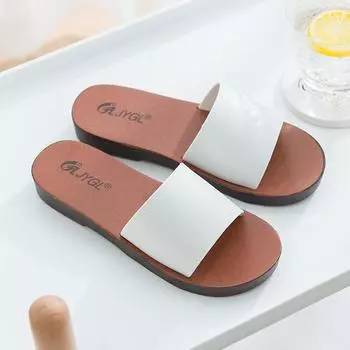 Xia lady slippers student dormitory home home home mop non-slip wear-resistant fashion Korean version supply 36 чёрный