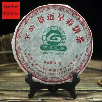 Xiaguan Зеленый Чай Пу Эр Цзин Май Ранней Весны Шэн 2011 357г/12.59унц.