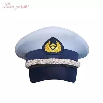 Xian Yi Сексуальные аксессуары Чистая похоть Синяя темно-синяя шляпа Воздержание Полицейская шляпа Сексуальное соблазнение Флирт Аксессуары Женский M3