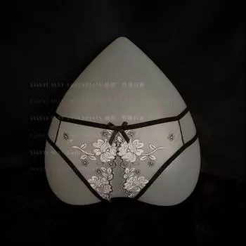 Сяньи Сексуальные трусики Женские Сексуальные С открытым передом Без кружева Кружевное искушение Прямо в Прозрачные С низкой посадкой Стринги K12 one size fits all