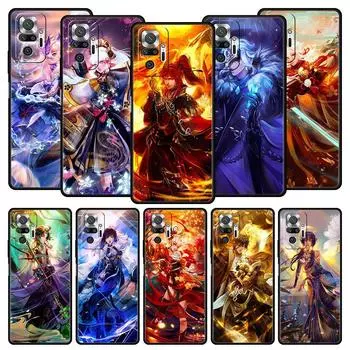 Xiao Genshin Impact для Xiaomi Redmi Note 10 11 9 8 Pro чехол для телефона 9S 7 8T 9T 9A 8A 9C K50 K40 Gaming 11T 5G Мягкая задняя крышка из ТПУ Redmi Note 9