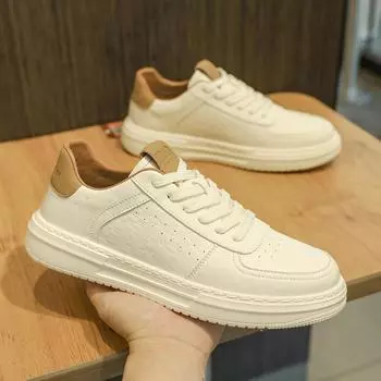 Xiaobai men s shoes 2024 new winter breathable low-top trend versatile board shoes men s height increase casual fashion trendy shoes 39