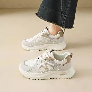 Xiaobai студентка корейская версия кроссовок для серфинга 2025 весенний тренд универсальная мода Форрест Гамп студентка сверхлегкие кроссовки для бега 35