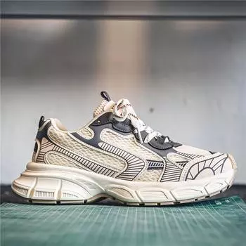 Xiaohongshu popular Paris dad shoes men s autumn 2025 new thick-soled casual sports shoes ins tide 39