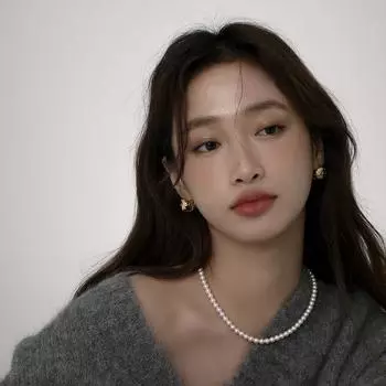 Xiaohongshu square cross star zircon ear buckle Korean version of exquisite earrings for women s niche high-end ins new 925 silver needles