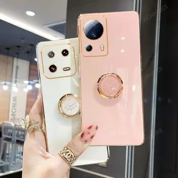 Xiaomi13 13lite Роскошный чехол-подставка с кольцом-держателем для Xiaomi Mi 13 Lite Pro Ultra 5g Мягкая силиконовая задняя крышка для Xiomi Mi13 For Mi 13
