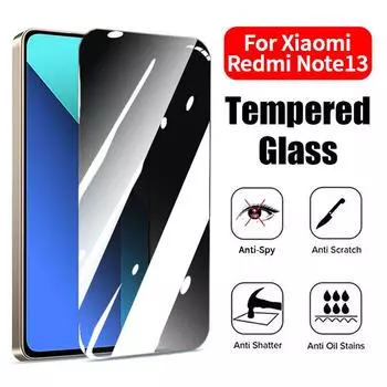 Xiaomi 11 Lite 11T 10T Poco X6 X5 X4 X3 NFC Redmi Note 13s 13 12s 12 8 9 9s 11s 10s 10 Pro 9C 9T 10C 13C 12C Privacy закаленное защитное стекло для экрана Poco X3 Pro