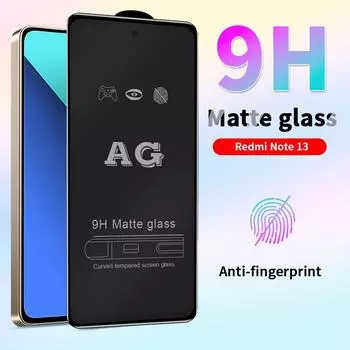 Xiaomi 11 Lite 11T 10T Poco X6 X5 X4 X3 NFC Redmi Note 13s 13 12s 12 8 9 9s 11s 11 10s 10 Pro 9C 9T 10C 13C 12C Матовое закаленное защитное стекло для экрана Poco X3 Pro
