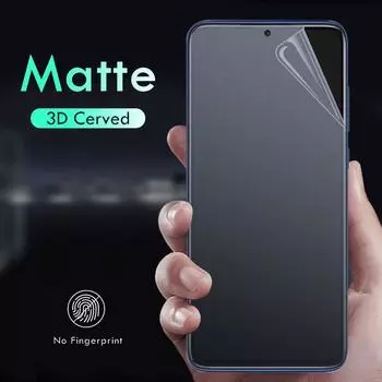 Xiaomi 12 11 Lite 11T 10T Poco X6 X3 Redmi Note 14 13s 13 12s 12 8 9 9s 11s 11 10s 10 Pro 9C 9T 10C 14C 13C 12C Мягкая матовая гидрогелевая защитная пленка для экрана Mi 11 Lite