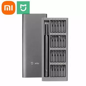 Xiaomi 24 в 1 отвертка прецизионные отвертки набор отверток алюминий S2 стальные инструменты для ремонта аксессуары