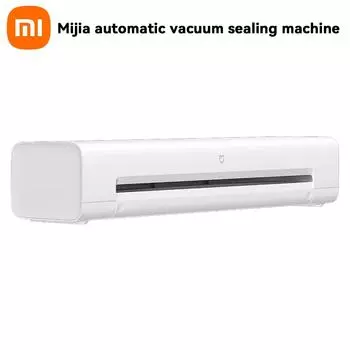 Xiaomi Автоматическая вакуумная упаковочная машина Mijia, упаковочная машина для пищевых продуктов, упаковочная машина для сохранения свежести, пластиковая упаковочная машина, насосная компрессия белый
