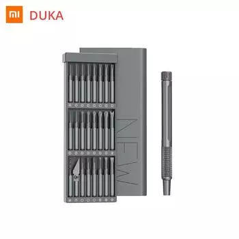 XIAOMI DUKA ATuMan X1 Магнитная прецизионная ручная отвертка Набор 24в1 биты из алюминиевого сплава DIY Отвертка Инструмент для домашнего ремонта