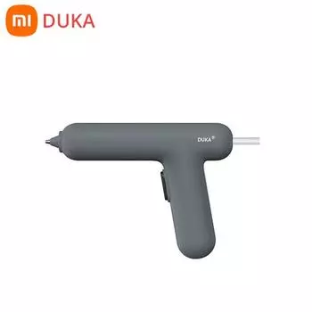 Xiaomi DUKA EG1 электрический термоклеевой пистолет с подогревом, электрический беспроводной мини-клеевой пистолет, инструмент для ремонта «сделай сам», с 8 шт., 7 мм клеевыми стержнями серый