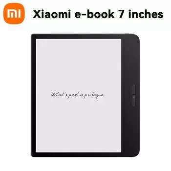 Xiaomi Electronic Paper Book 7 дюймов Офисная учебная Длительный срок службы батареи Защита глаз Портативная электронная книга с высоким разрешением и чернильным экраном чёрный