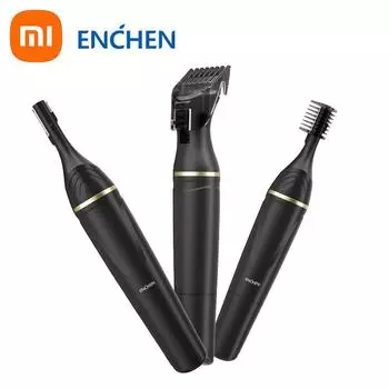 Xiaomi ENCHEN Mocha D 3 в 1 триммер для тела многофункциональный электрический эпилятор для женщин чёрный