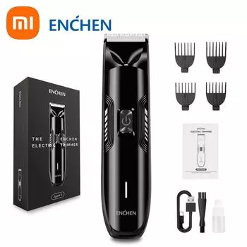 Xiaomi ENCHEN Spark 3Hair Trimmers Professional Hair Clipper Trimmer Ergonomic Electric Trimmer for Man чёрный