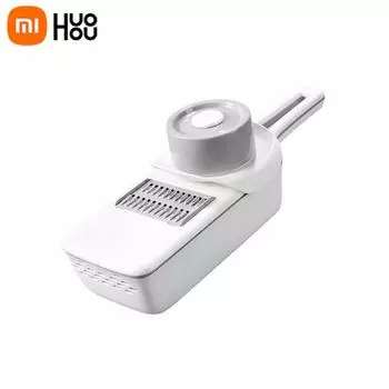 Xiaomi HUOHOU Многофункциональный кухонный слайсер для фруктов и овощей, защита рук, несколько лезвий, автоматическое хранение, инструмент для нарезки из АБС-пластика белый