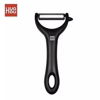 Xiaomi Huohou Овощечистка для дыни и фруктов Овощечистка для фруктов из нержавеющей стали Многофункциональный строгальный нож Экологичный чёрный