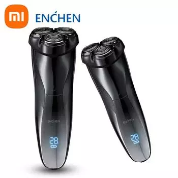 Xiaomi Электробритва ENCHEN Blackstone 3 3D для влажного и сухого бритья, двойного назначения, для лица и бороды чёрный