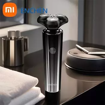 Xiaomi Электробритва ENCHEN X8 с магнитным лезвием, водонепроницаемый аккумуляторный портативный триммер для бороды Type-C A