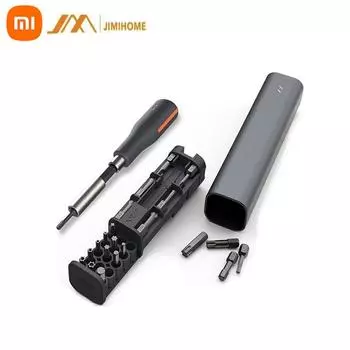 Xiaomi JIMI GNT-23 Легированная сталь S2 Набор магнитных отверток Многофункциональный бытовой DIY Шестигранная отвертка Инструменты для ремонта чёрный