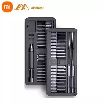 Xiaomi JIMI JM GNT80 80 в 1 набор прецизионных отверток многофункциональная отвертка для ремонта «сделай сам» 72 шт. S2 биты из легированной стали с 2 стержнями чёрный
