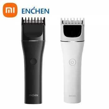 Xiaomi Машинка для стрижки волос ENCHEN Boost 2, электрическая машинка для стрижки волос, бритва для бороды, беспроводной регулируемый триммер для тела белый