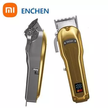 Xiaomi Машинка для стрижки волос ENCHEN Boost 3 полностью металлический триммер для мужчин триммер для бороды профессиональная электрическая бритва золотой