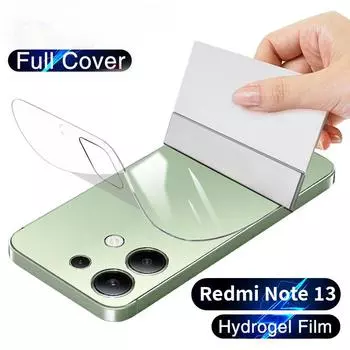 Xiaomi Mi 11 Lite 10T 11T Redmi Note 14 13s 13 12s 12 11s 11 10s 10 9s 9 8 Pro Pro+ Poco X6 X5 X3 12C 13C 14C 10C 9T 9C Мягкая защитная пленка для задней панели экрана Poco X3 Pro