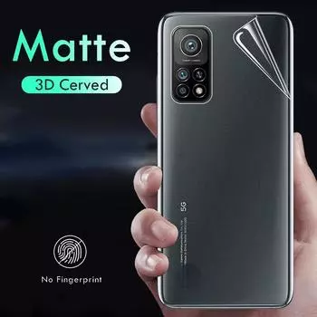 Xiaomi Mi 11 Lite Redmi Note 14 13s 13 12s 12 11s 11 10s 10 9s 9 8 Pro Pro+ Poco X6 X5 X3 NFC 12C 13C 14C 10C 9T задняя матовая защитная пленка для экрана Poco F3