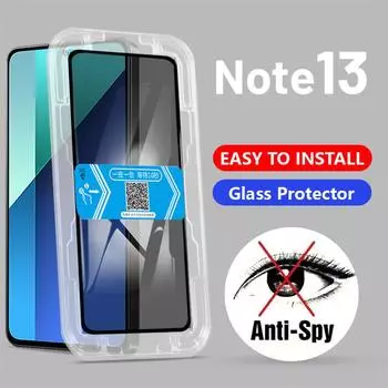 Xiaomi Mi 11 Lite Redmi Note 13s 13 12s 12 11s 11 10s 10 9s 9 8 Pro Poco X6 12C 13C 10C 9T 9C Easy Install Kit Privacy Защитное закаленное стекло для экрана Mi 9T/9T Pro