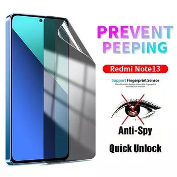 Xiaomi 12 Lite 11T 10T Poco X6 X5 X4 X3 NFC Redmi Note 14 13s 13 12s 12 8 9 9s 11s 11 10s 10 Pro 9C 9T 10C 12C 13C 14C Мягкая защитная пленка для экрана Poco X3 Pro