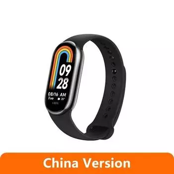 Xiaomi Mi Band 8 NFC умный браслет AMOLED экран кислорода в крови фитнес-трекер монитор сердечного ритма водонепроницаемый длительный срок службы батареи