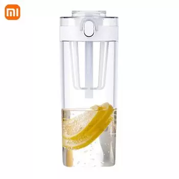 Xiaomi Mijia 600 мл портативная чашка для воды для чая и разделения воды с фильтром для спорта со шкалой уровня воды
