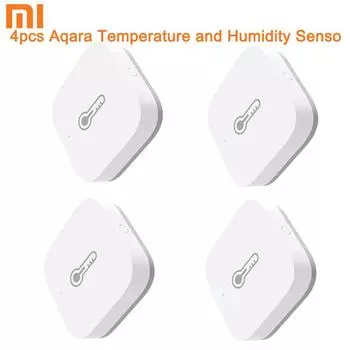 Xiaomi Mijia Aqara Датчик температуры и влажности окружающей среды Давление воздуха Mijia Умный дом Zigbee Беспроводное управление
