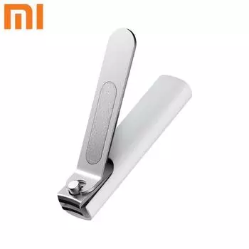 Xiaomi Mijia машинка для стрижки ногтей из нержавеющей стали с защитой от брызг, триммер для ухода за педикюром, кусачки для ногтей, профессиональная пилка