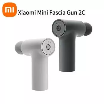 Xiaomi Mijia Mini Fascia Gun 2C Thrust 12kg Smart Gear Memory 350g Портативный высокоскоростной массажный пистолет 2500 об/мин MJJMQ03YM светло-серый